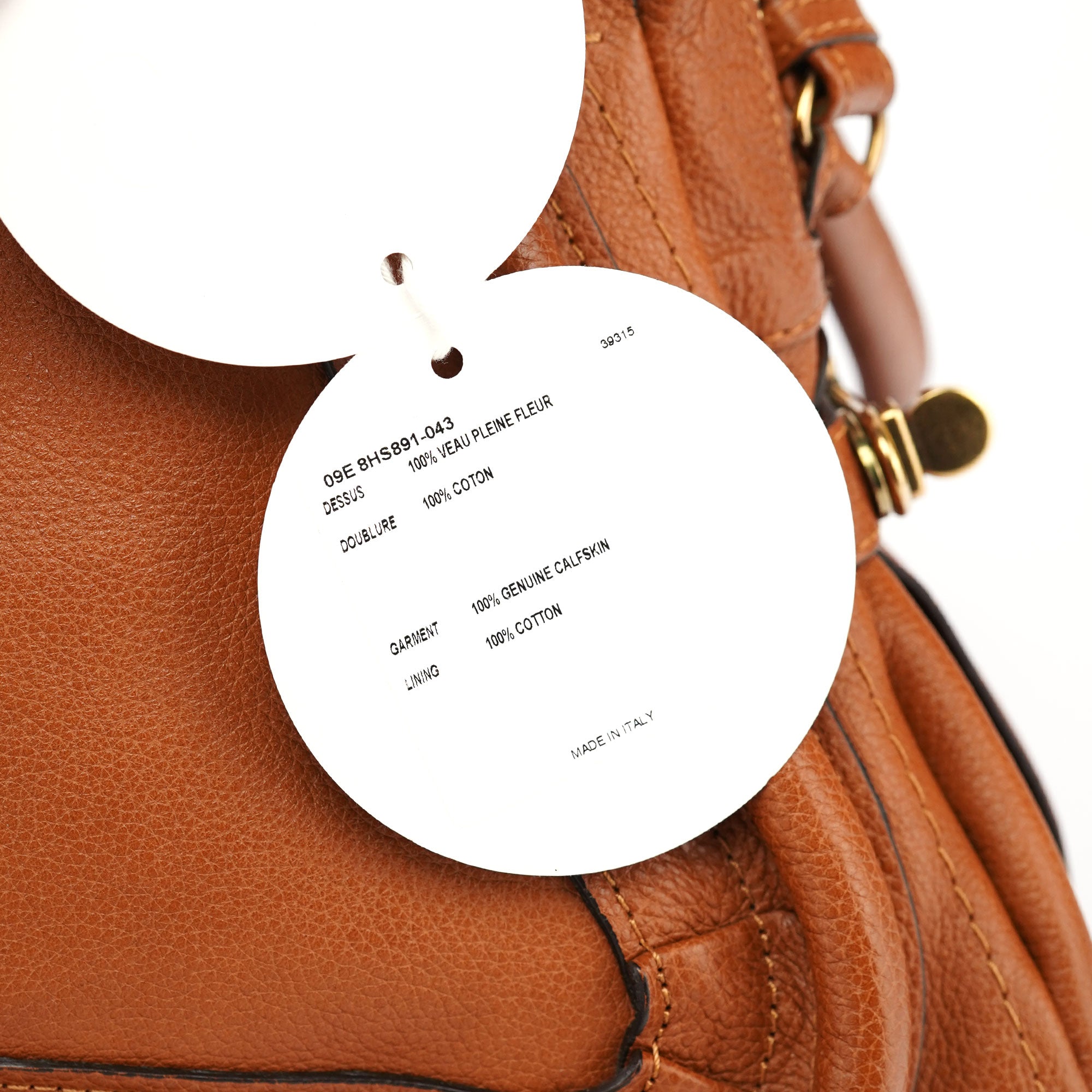 Light Brown Leather Paraty 2-Way Shoulder Bag