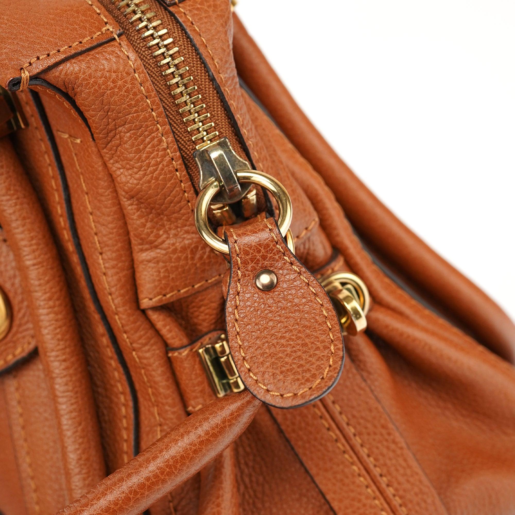 Light Brown Leather Paraty 2-Way Shoulder Bag