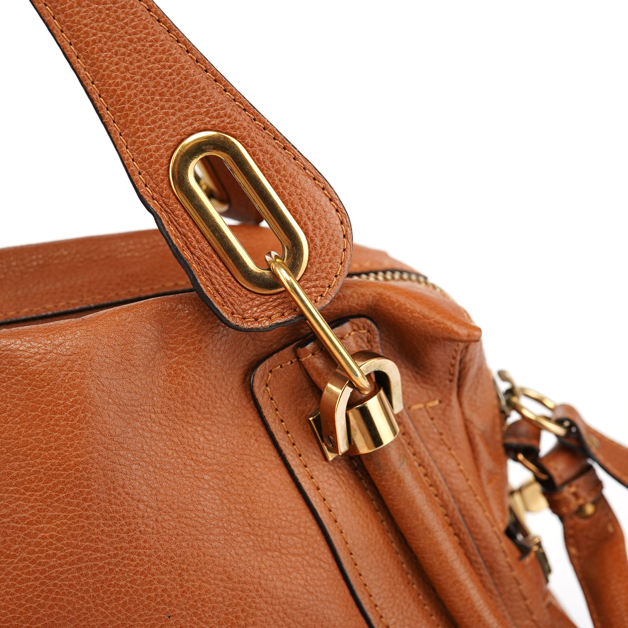 Light Brown Leather Paraty 2-Way Shoulder Bag