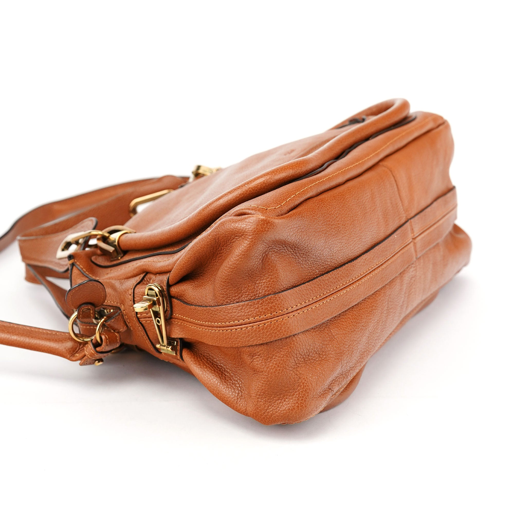 Light Brown Leather Paraty 2-Way Shoulder Bag