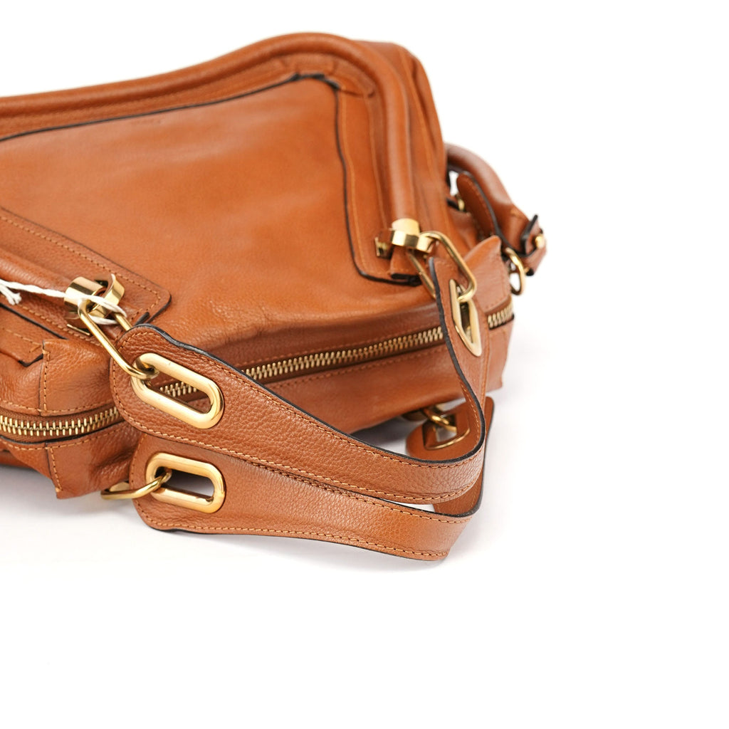 Light Brown Leather Paraty 2-Way Shoulder Bag