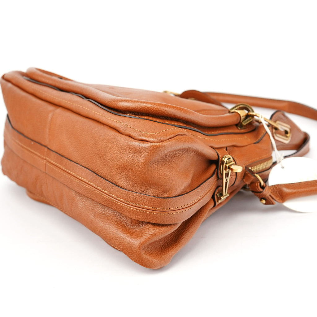 Light Brown Leather Paraty 2-Way Shoulder Bag