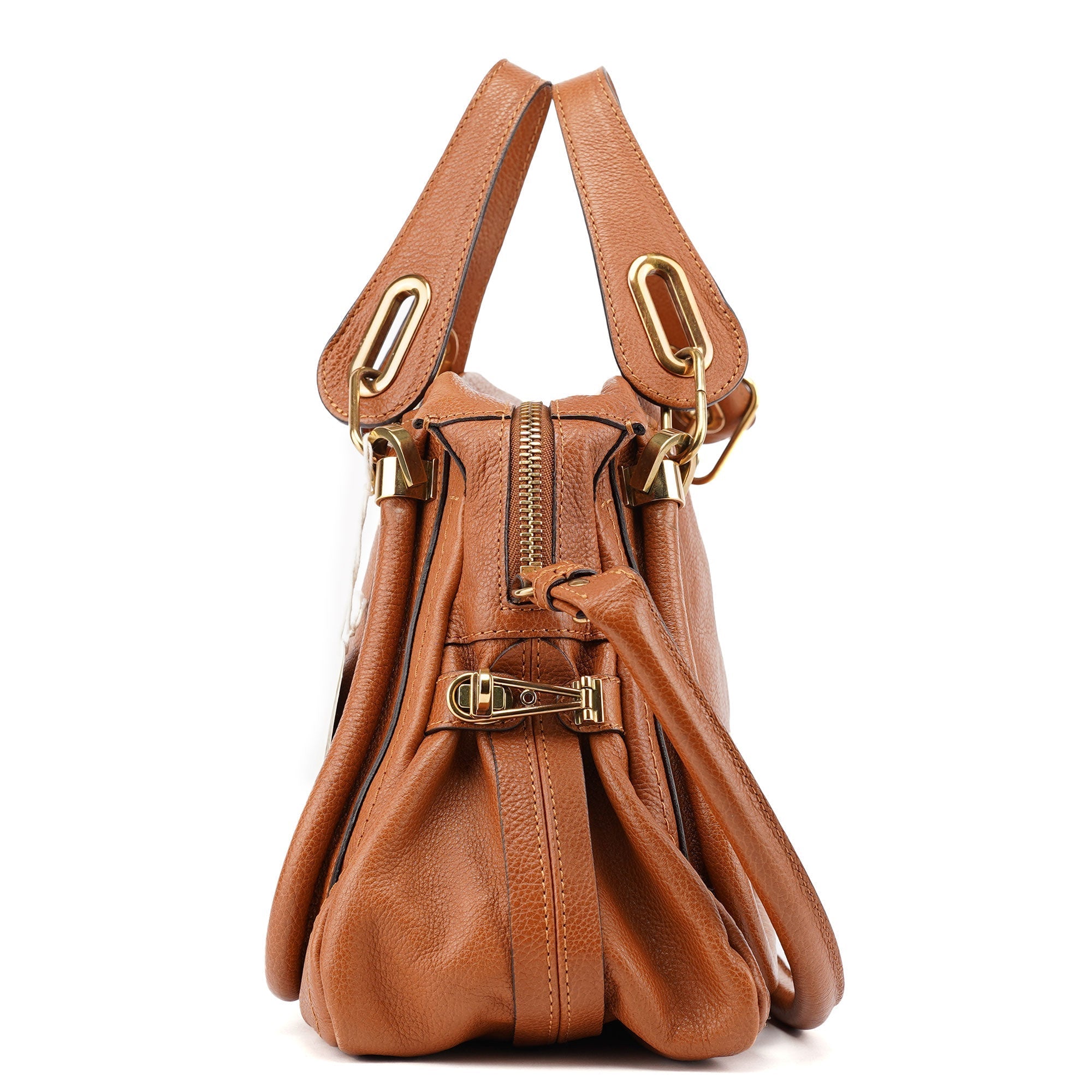 Light Brown Leather Paraty 2-Way Shoulder Bag