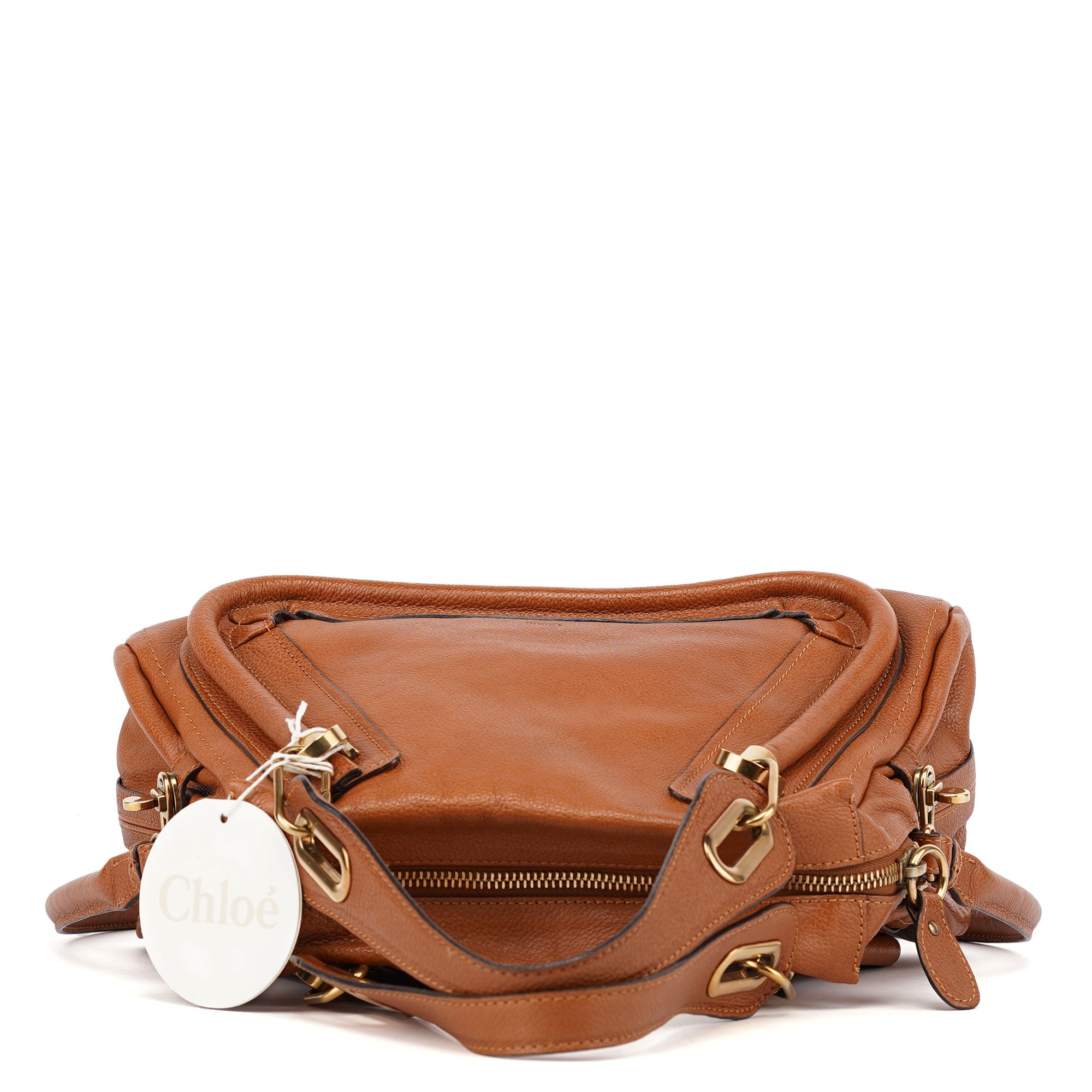 Light Brown Leather Paraty 2-Way Shoulder Bag