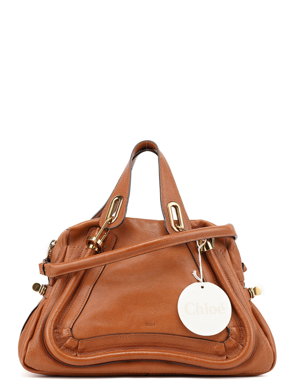 Light Brown Leather Paraty 2-Way Shoulder Bag