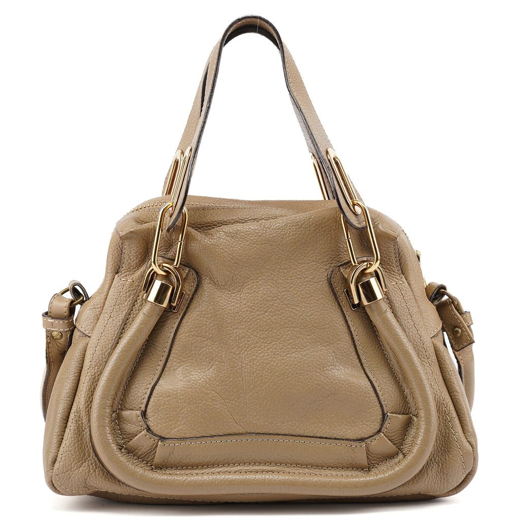 Light Brown Leather Paraty 2-Way Shoulder Bag