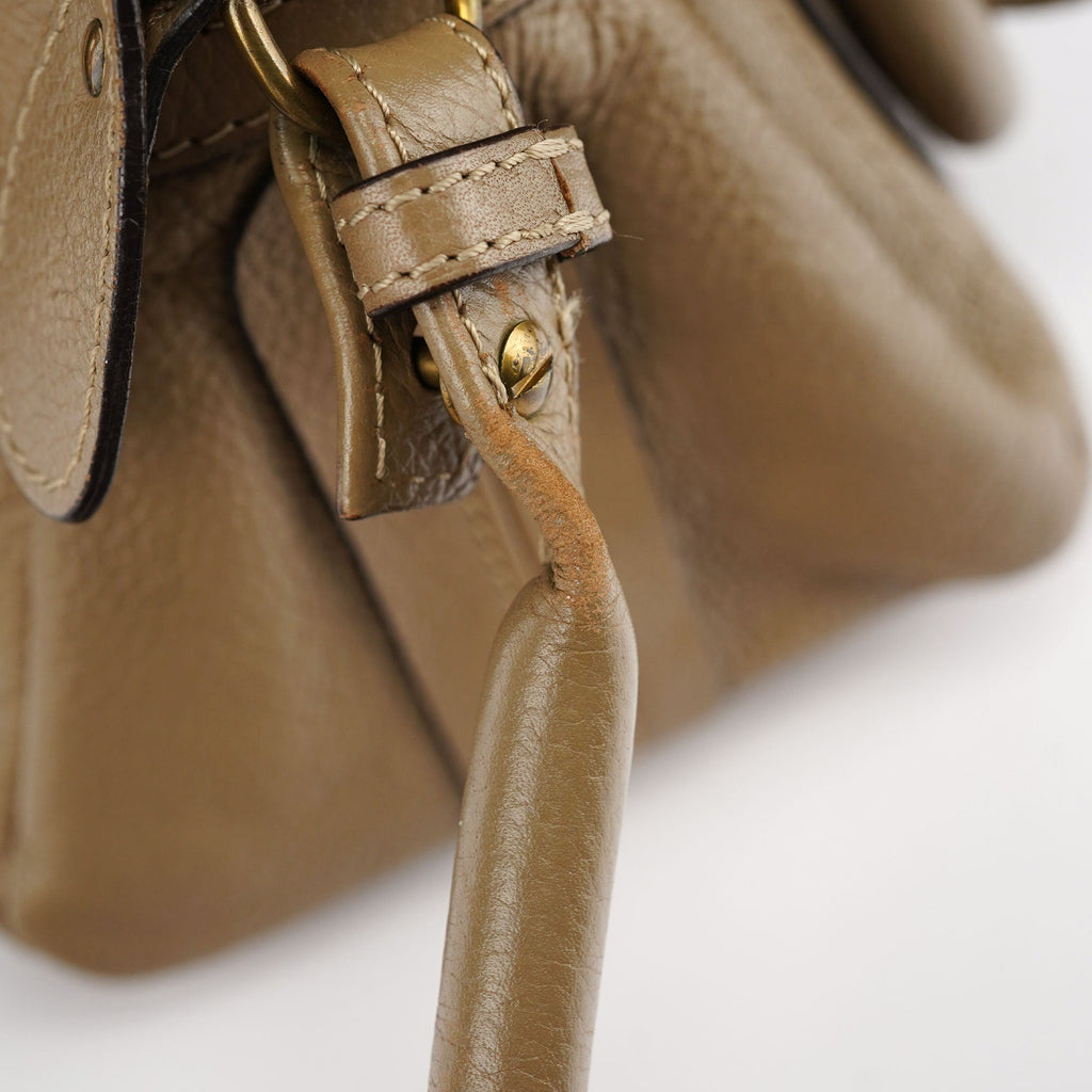 Light Brown Leather Paraty 2-Way Shoulder Bag
