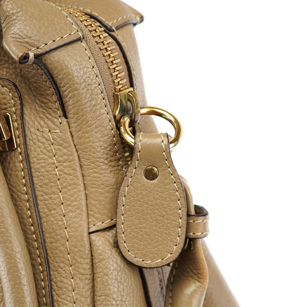 Light Brown Leather Paraty 2-Way Shoulder Bag