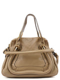 Light Brown Leather Paraty 2-Way Shoulder Bag