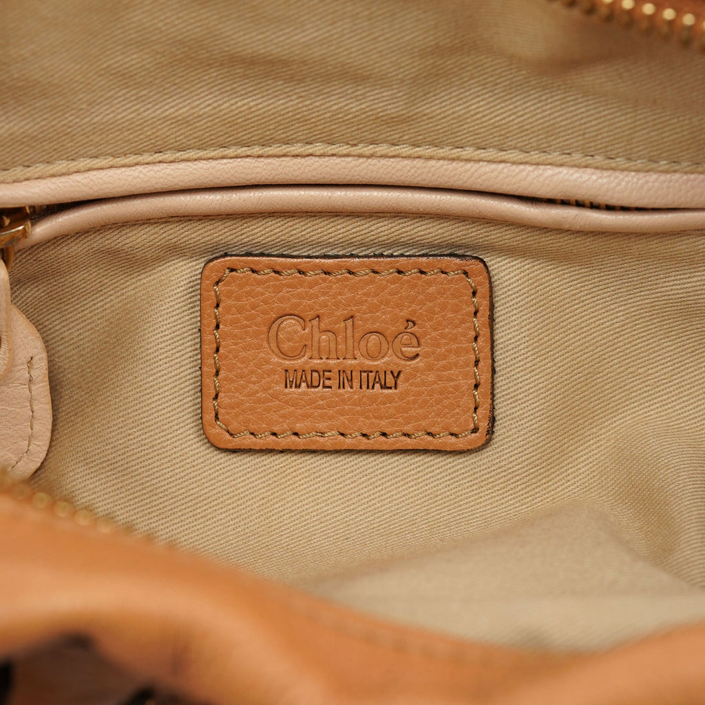 Light Brown Leather Paraty 2-Way Shoulder Bag