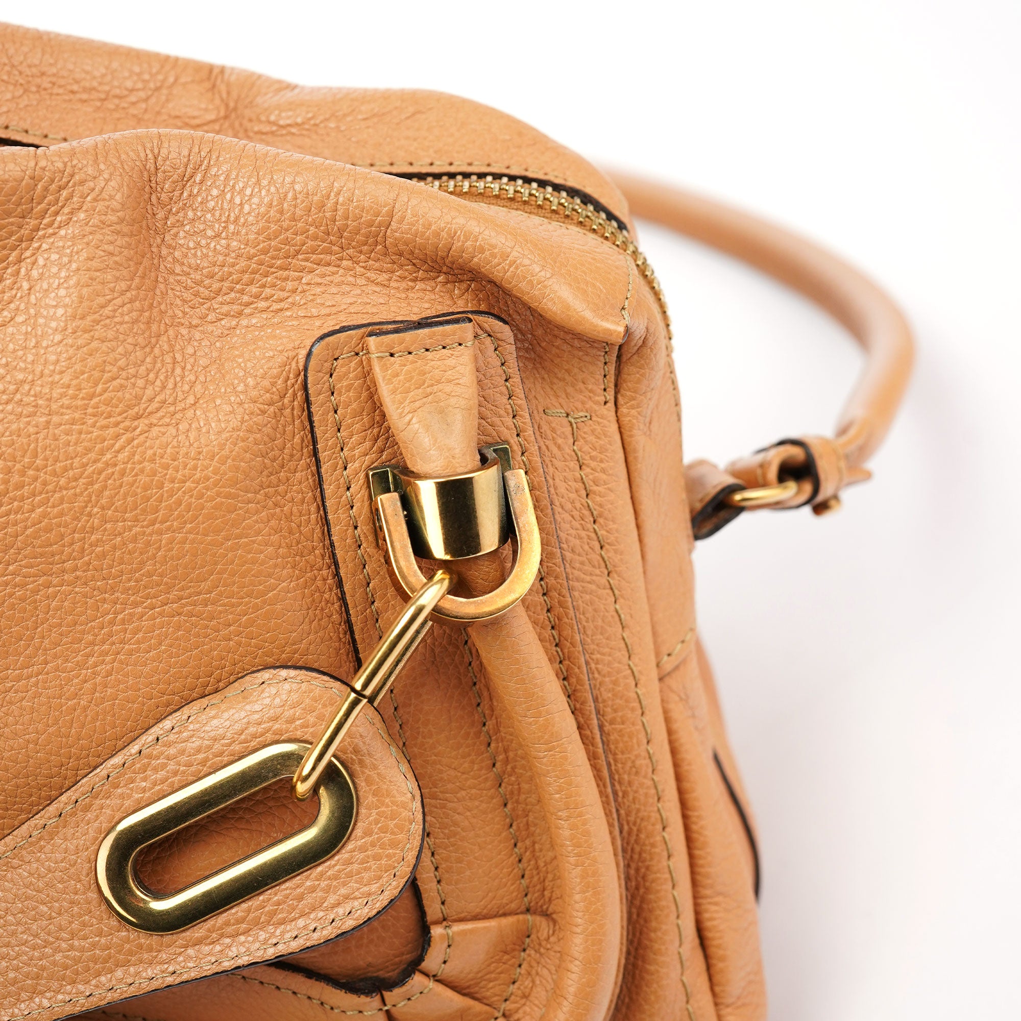 Light Brown Leather Paraty 2-Way Shoulder Bag