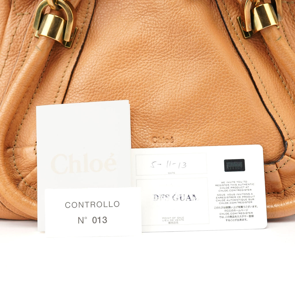 Light Brown Leather Paraty 2-Way Shoulder Bag