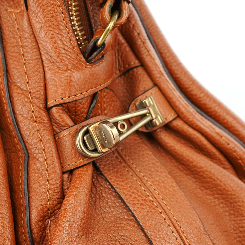 Light Brown Leather Paraty 2-Way Shoulder Bag