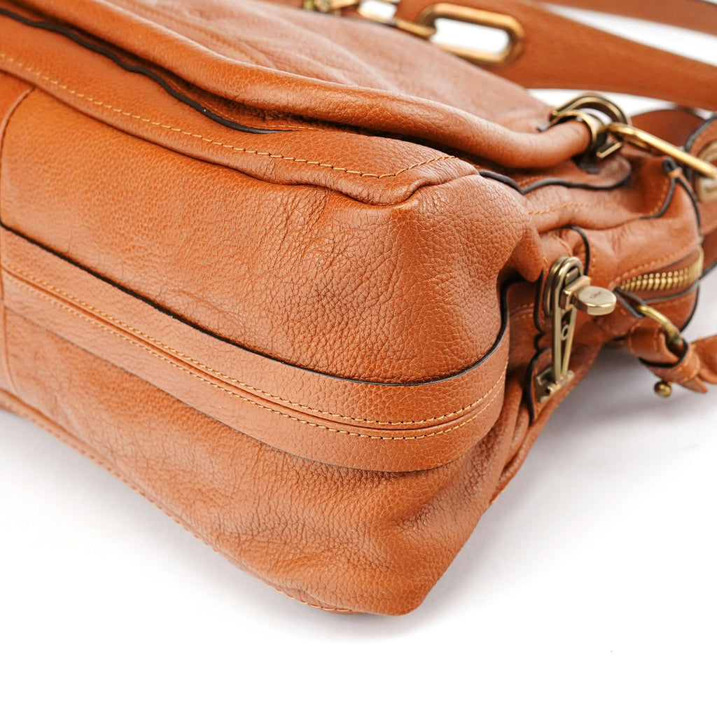 Light Brown Leather Paraty 2-Way Shoulder Bag