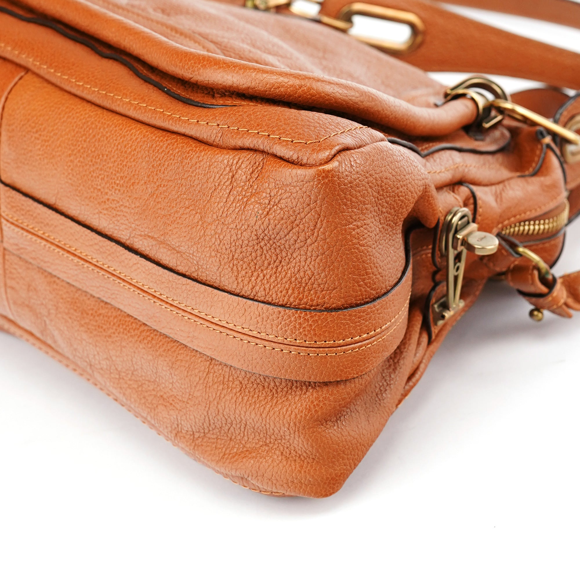 Light Brown Leather Paraty 2-Way Shoulder Bag