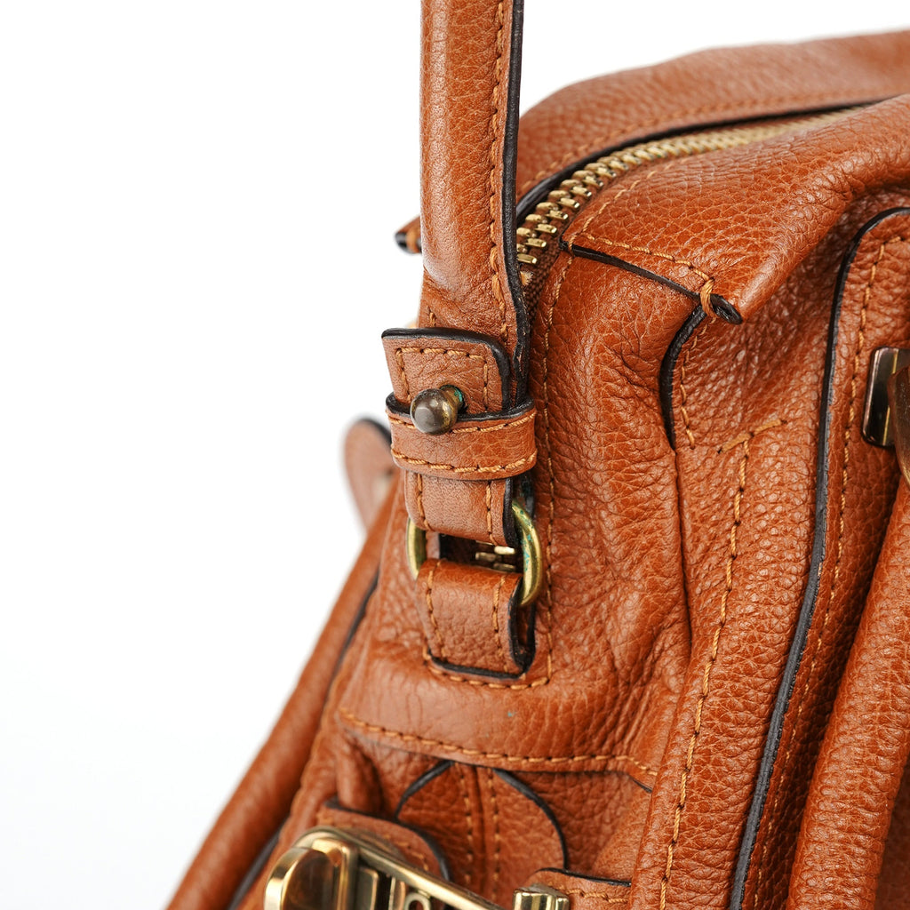 Light Brown Leather Paraty 2-Way Shoulder Bag