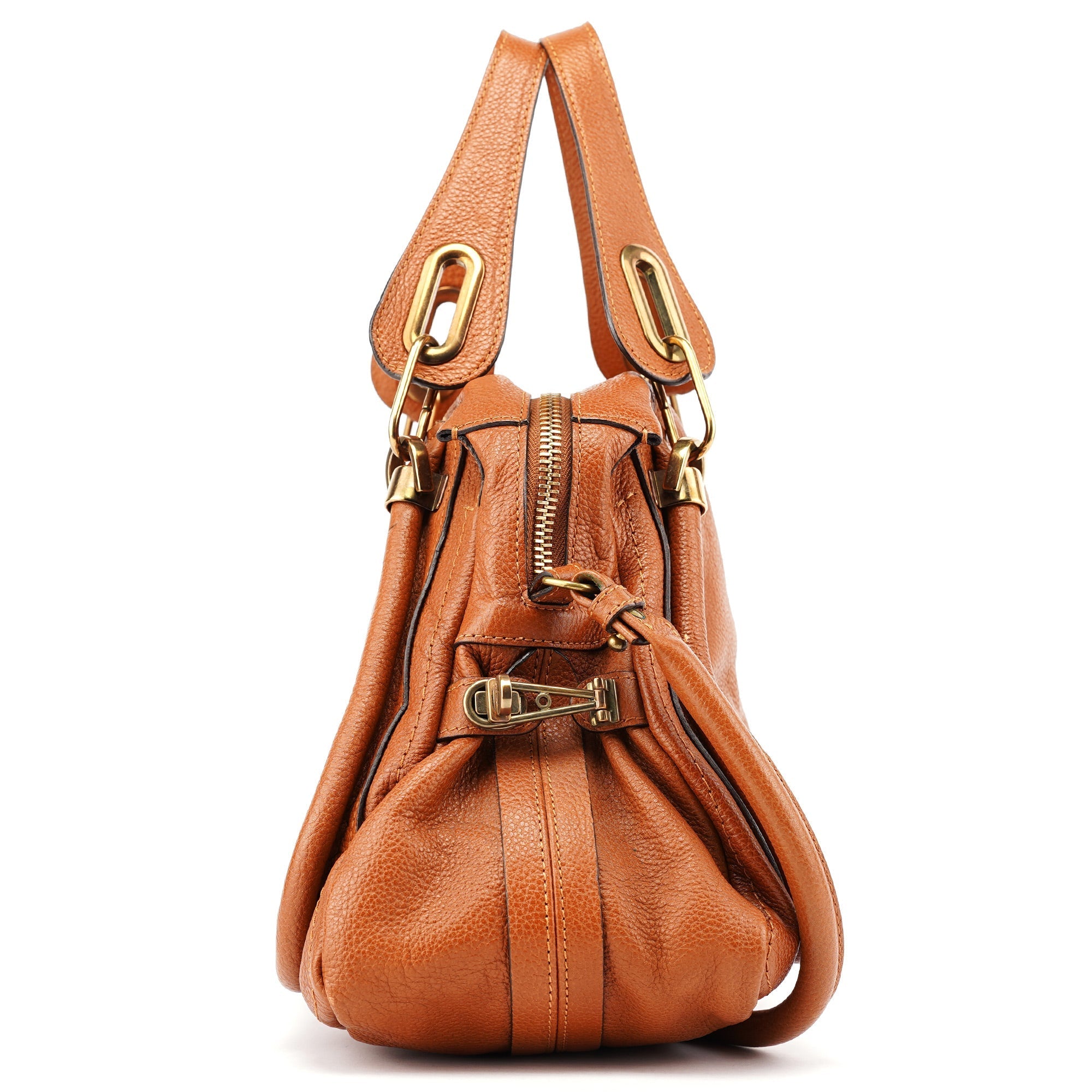 Light Brown Leather Paraty 2-Way Shoulder Bag