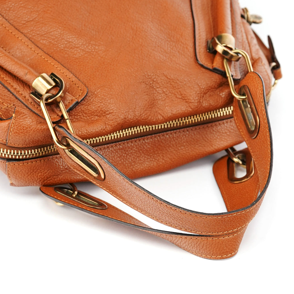 Light Brown Leather Paraty 2-Way Shoulder Bag