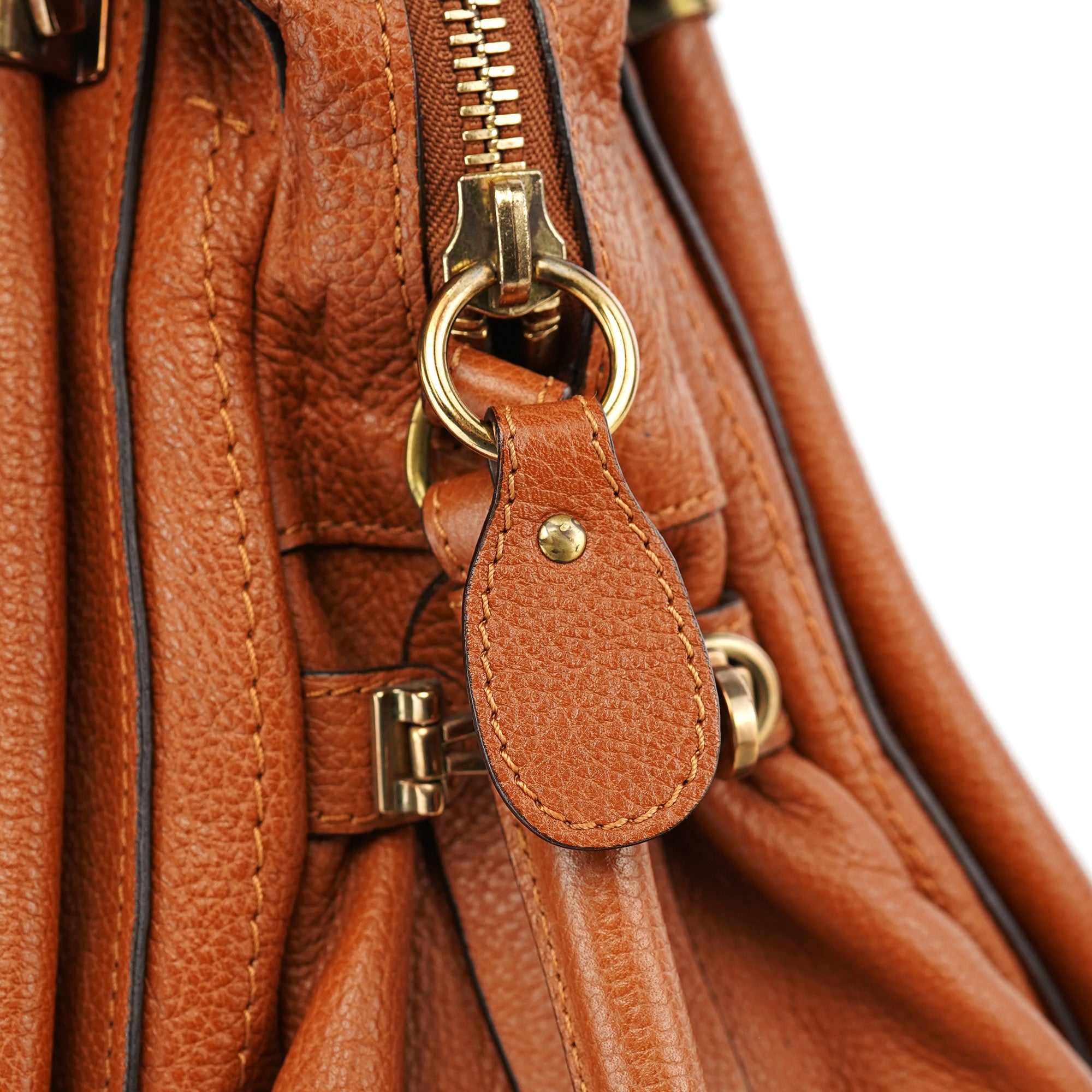 Light Brown Leather Paraty 2-Way Shoulder Bag