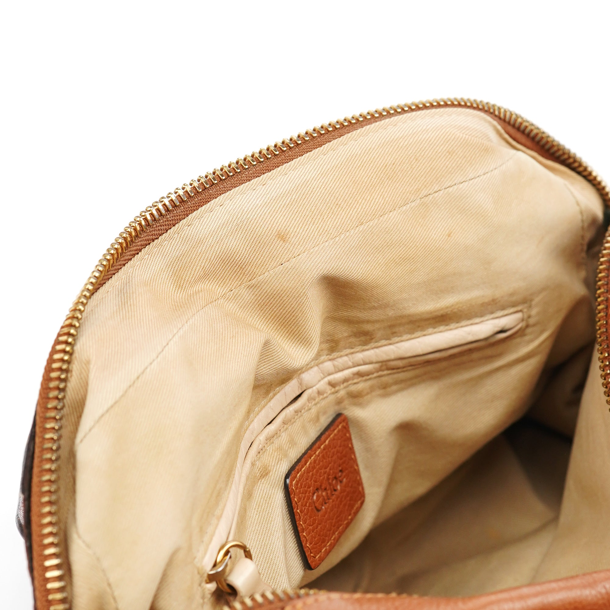 Light Brown Leather Paraty 2-Way Shoulder Bag