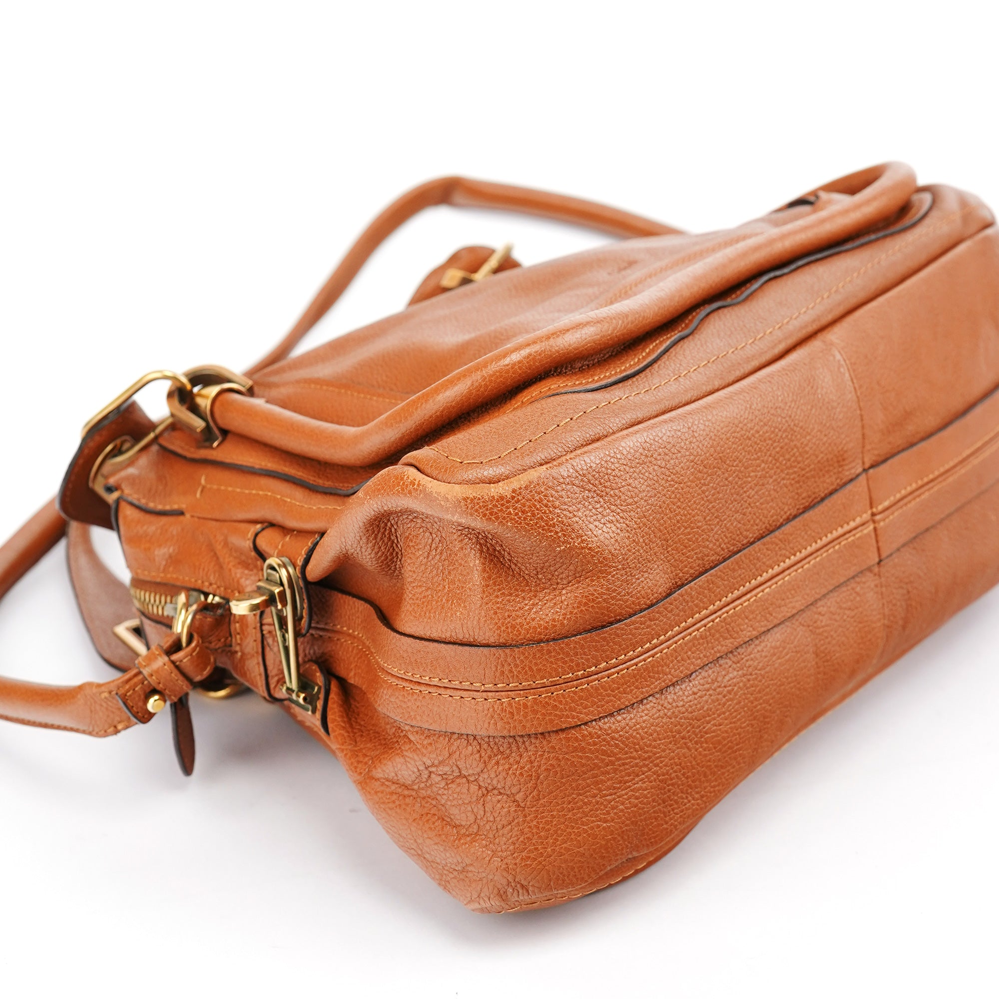 Light Brown Leather Paraty 2-Way Shoulder Bag