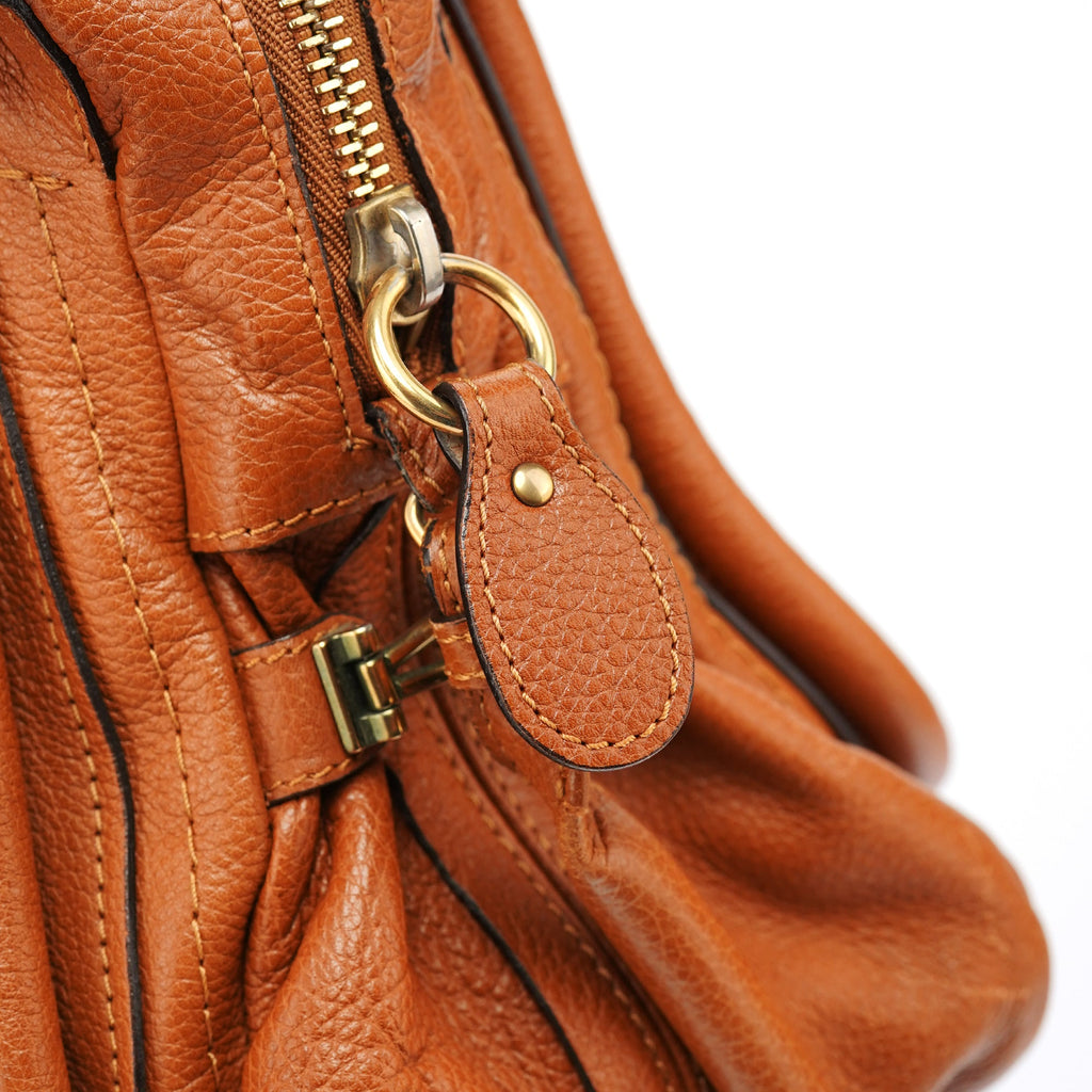 Light Brown Leather Paraty 2-Way Shoulder Bag