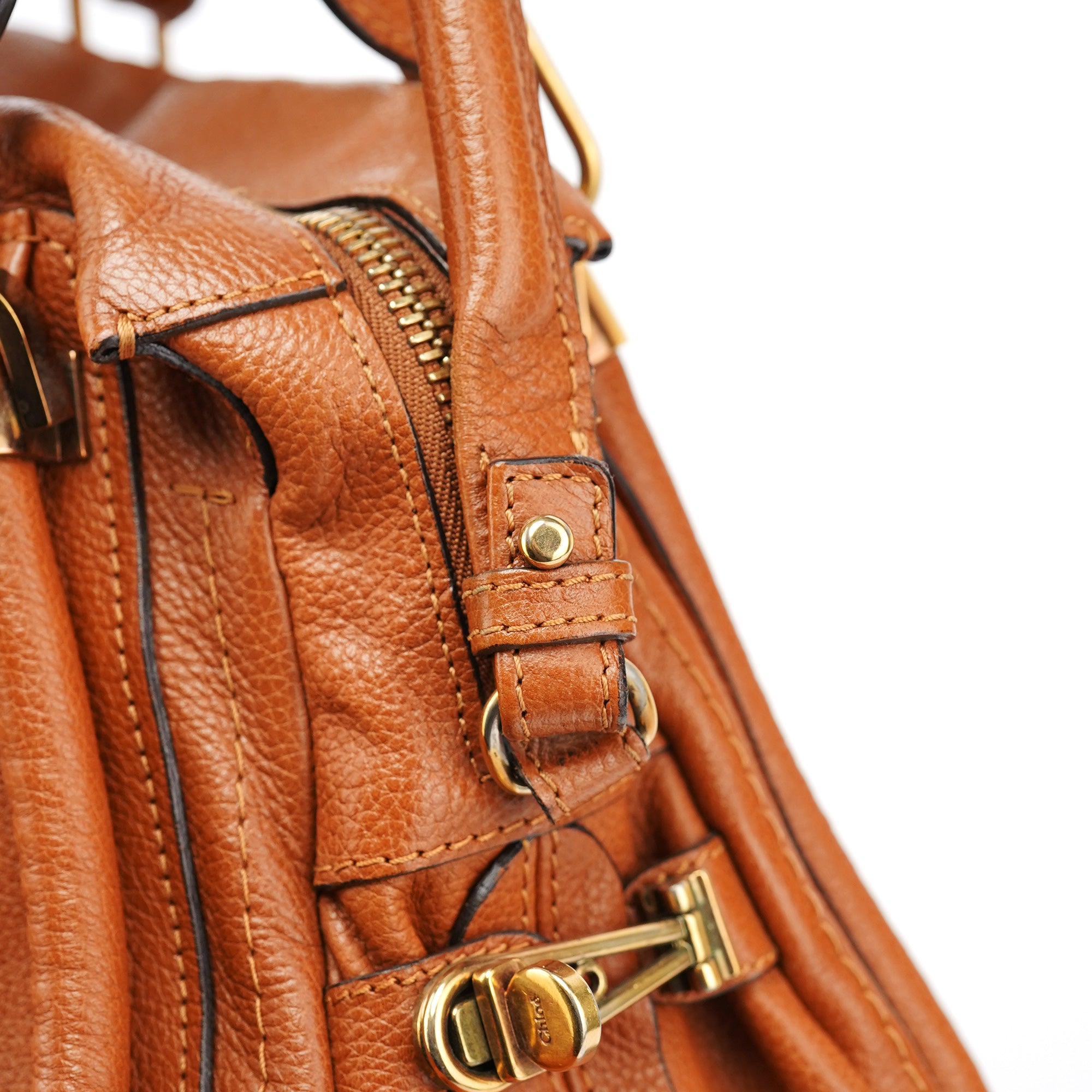 Light Brown Leather Paraty 2-Way Shoulder Bag
