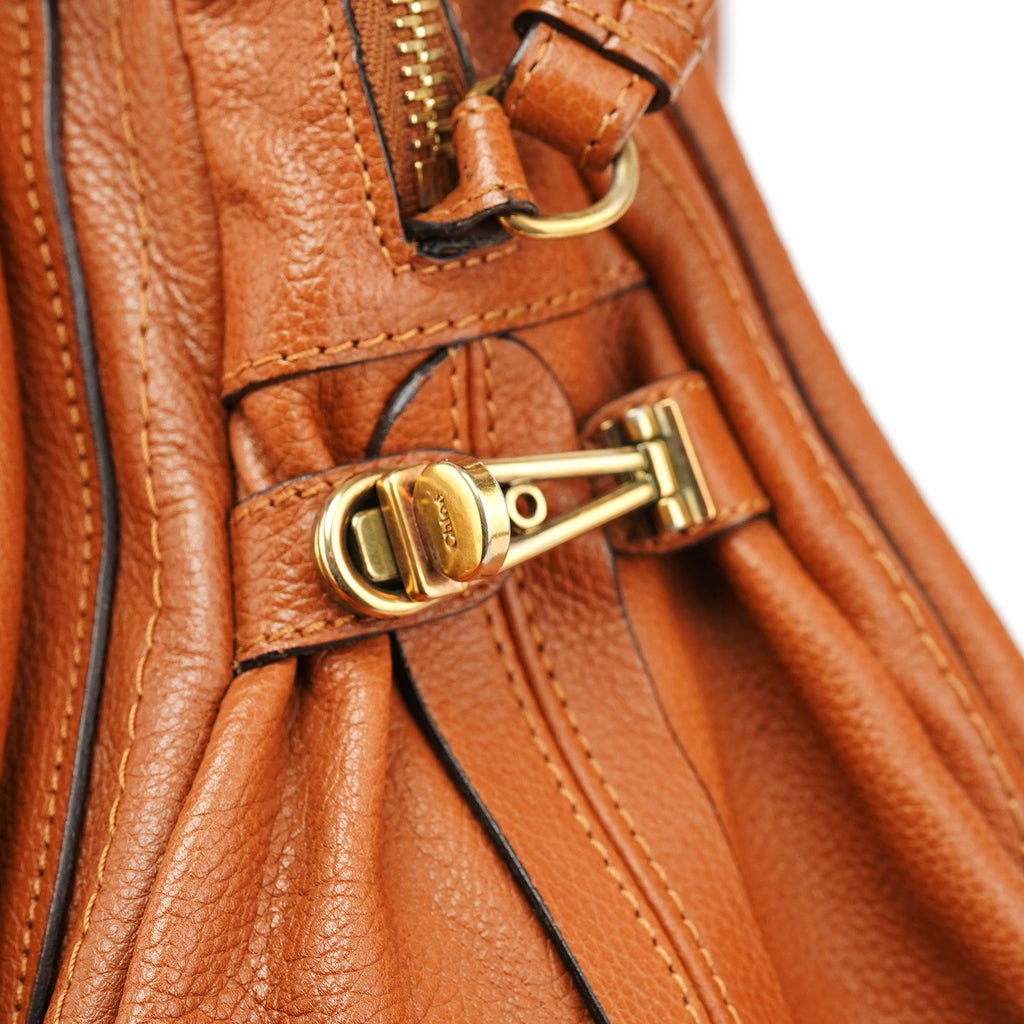 Light Brown Leather Paraty 2-Way Shoulder Bag