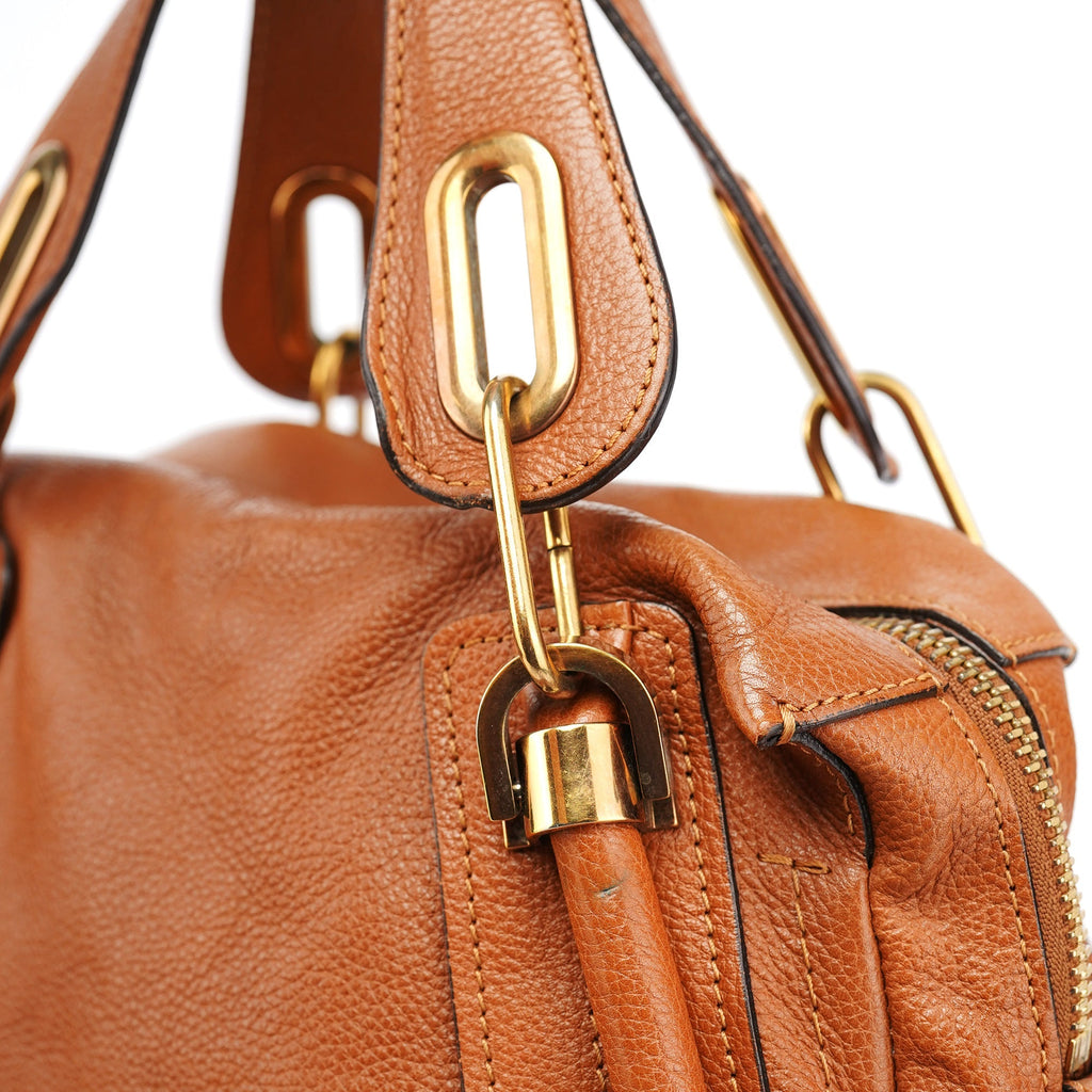 Light Brown Leather Paraty 2-Way Shoulder Bag
