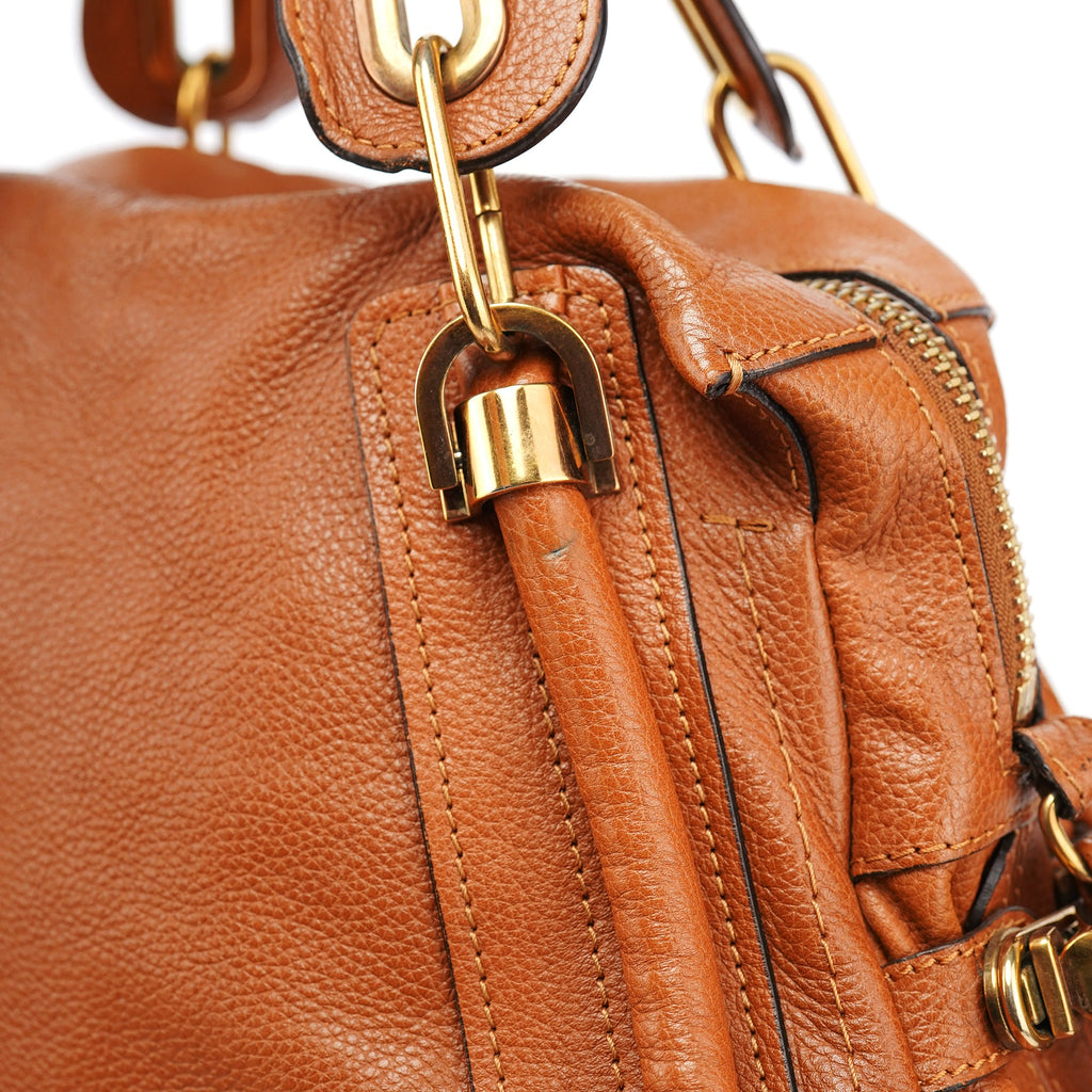 Light Brown Leather Paraty 2-Way Shoulder Bag