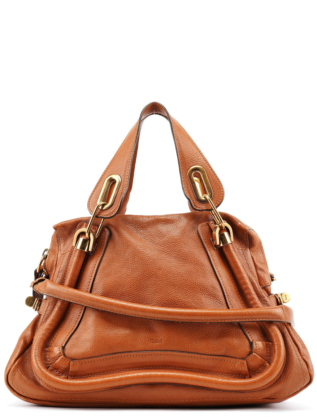 Light Brown Leather Paraty 2-Way Shoulder Bag