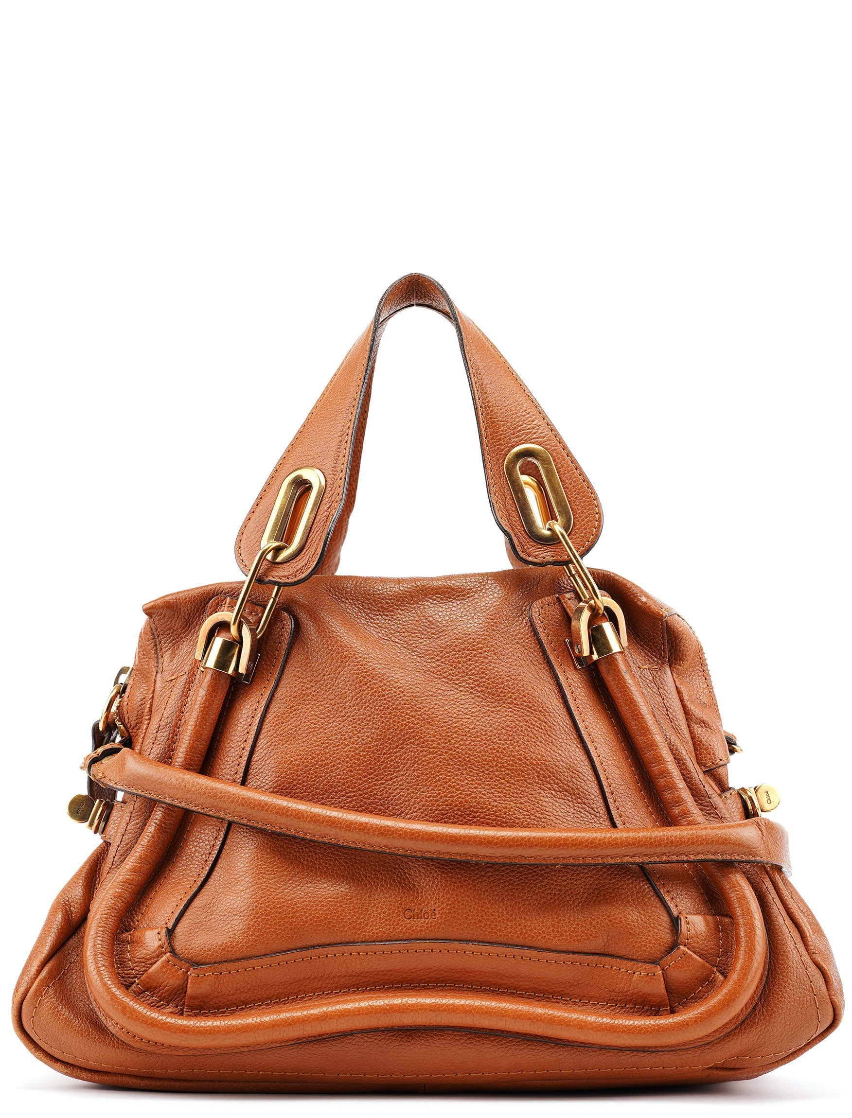 Light Brown Leather Paraty 2-Way Shoulder Bag