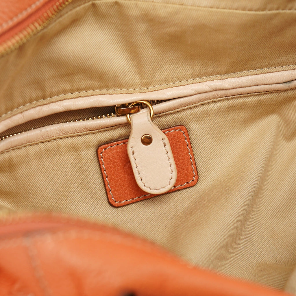 Light Brown Leather Paraty 2-Way Shoulder Bag