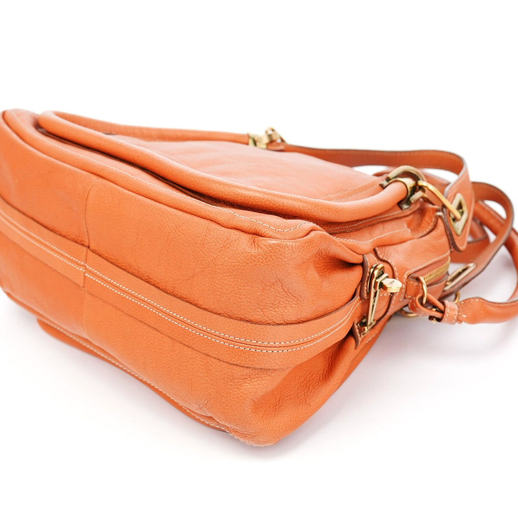 Light Brown Leather Paraty 2-Way Shoulder Bag
