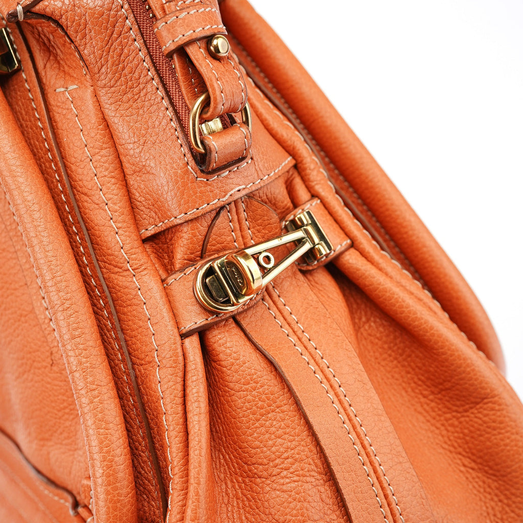 Light Brown Leather Paraty 2-Way Shoulder Bag