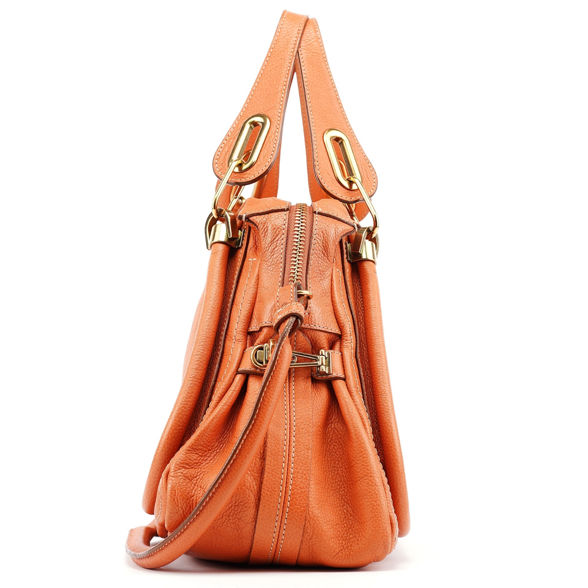 Light Brown Leather Paraty 2-Way Shoulder Bag