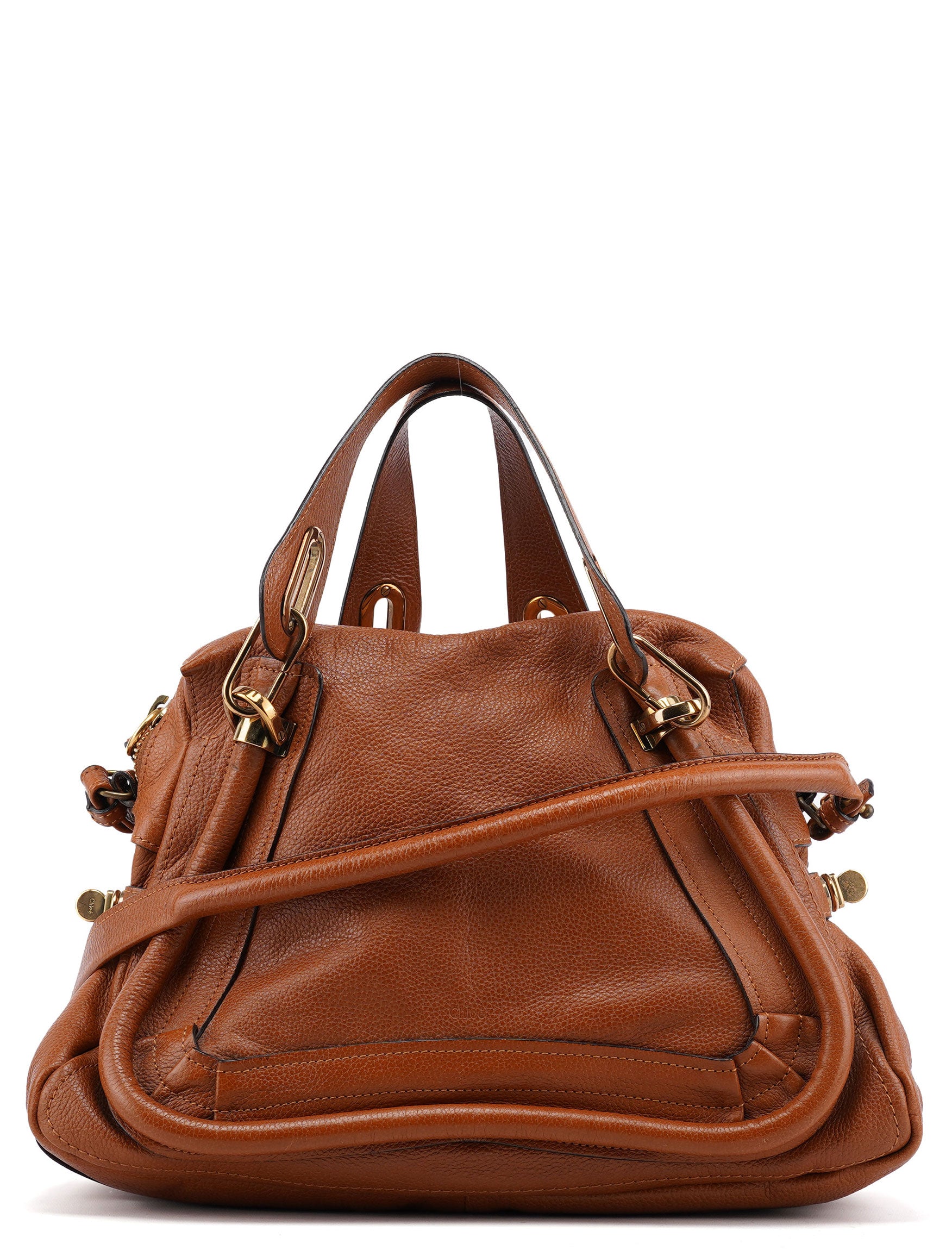 Light Brown Leather Paraty 2-Way Shoulder Bag