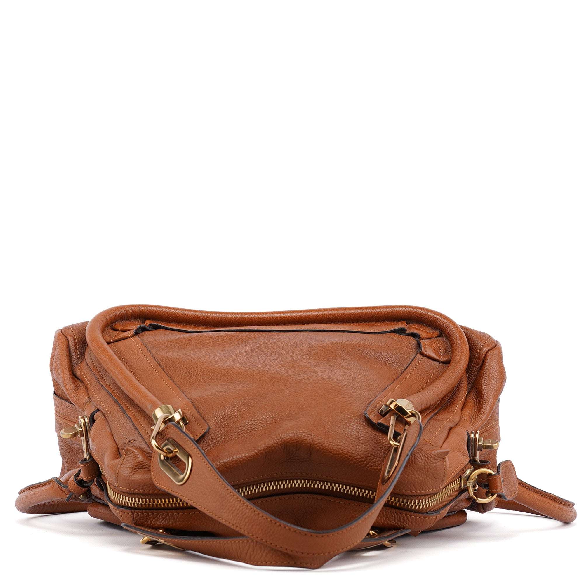 Light Brown Leather Paraty 2-Way Shoulder Bag