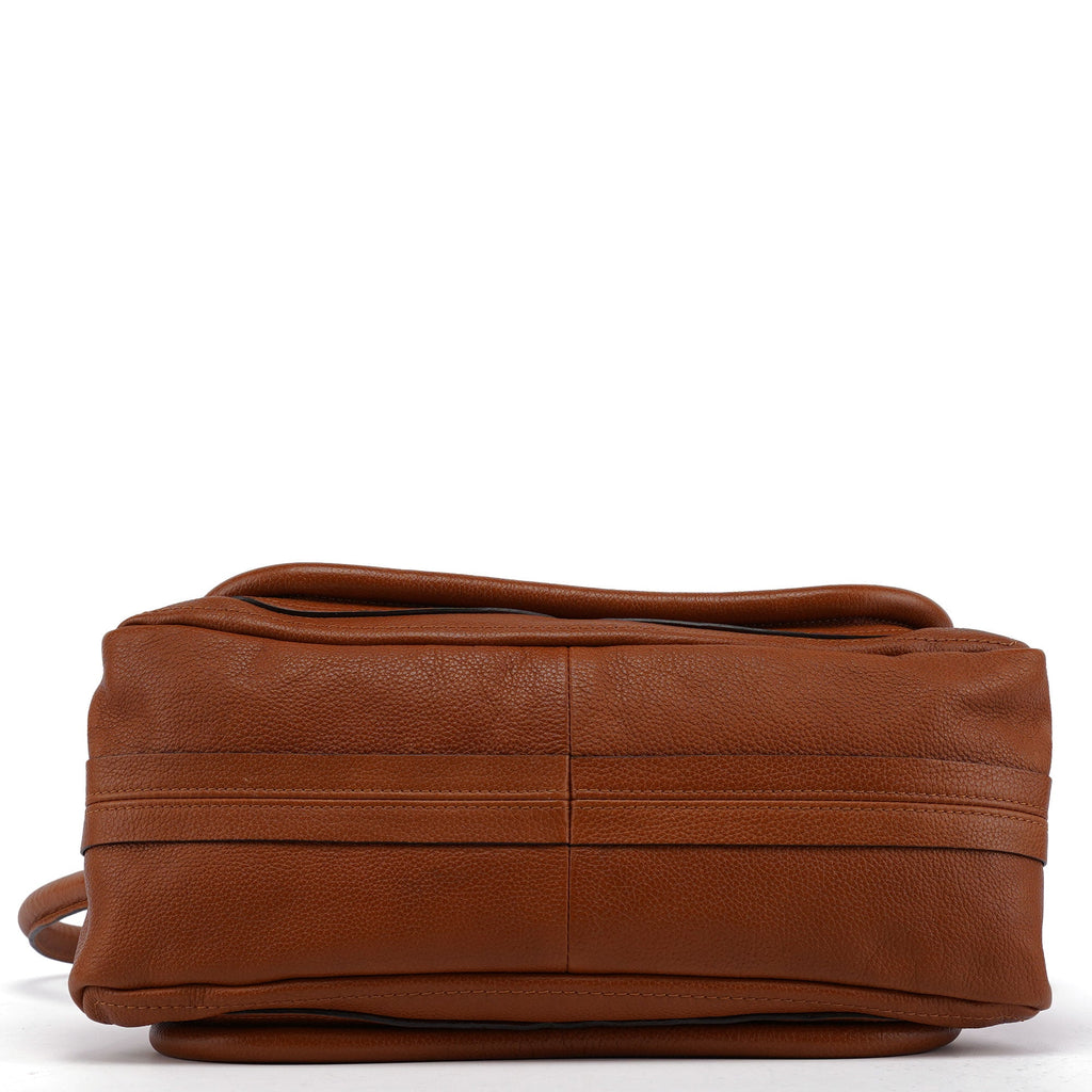 Light Brown Leather Paraty 2-Way Shoulder Bag
