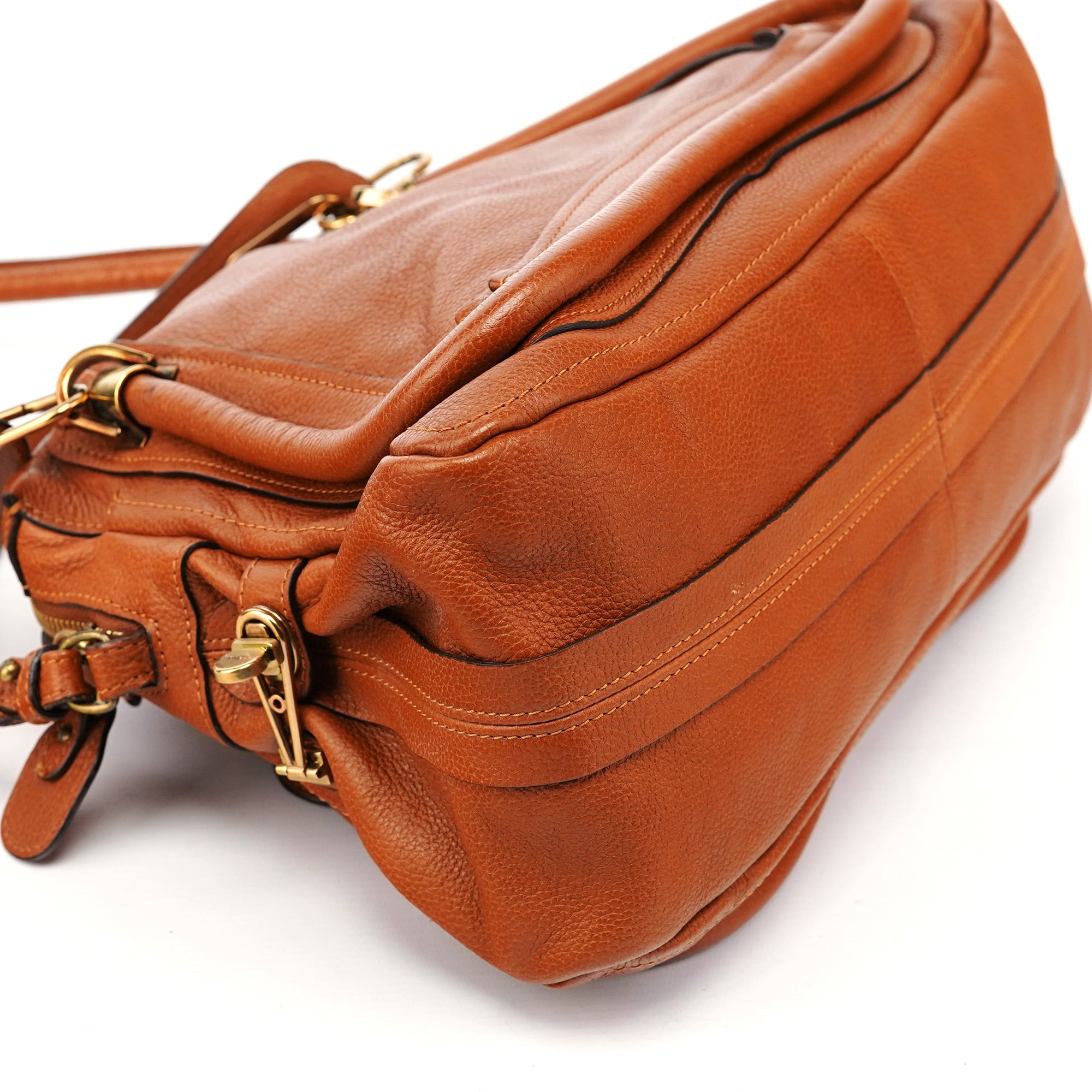 Light Brown Leather Paraty 2-Way Shoulder Bag