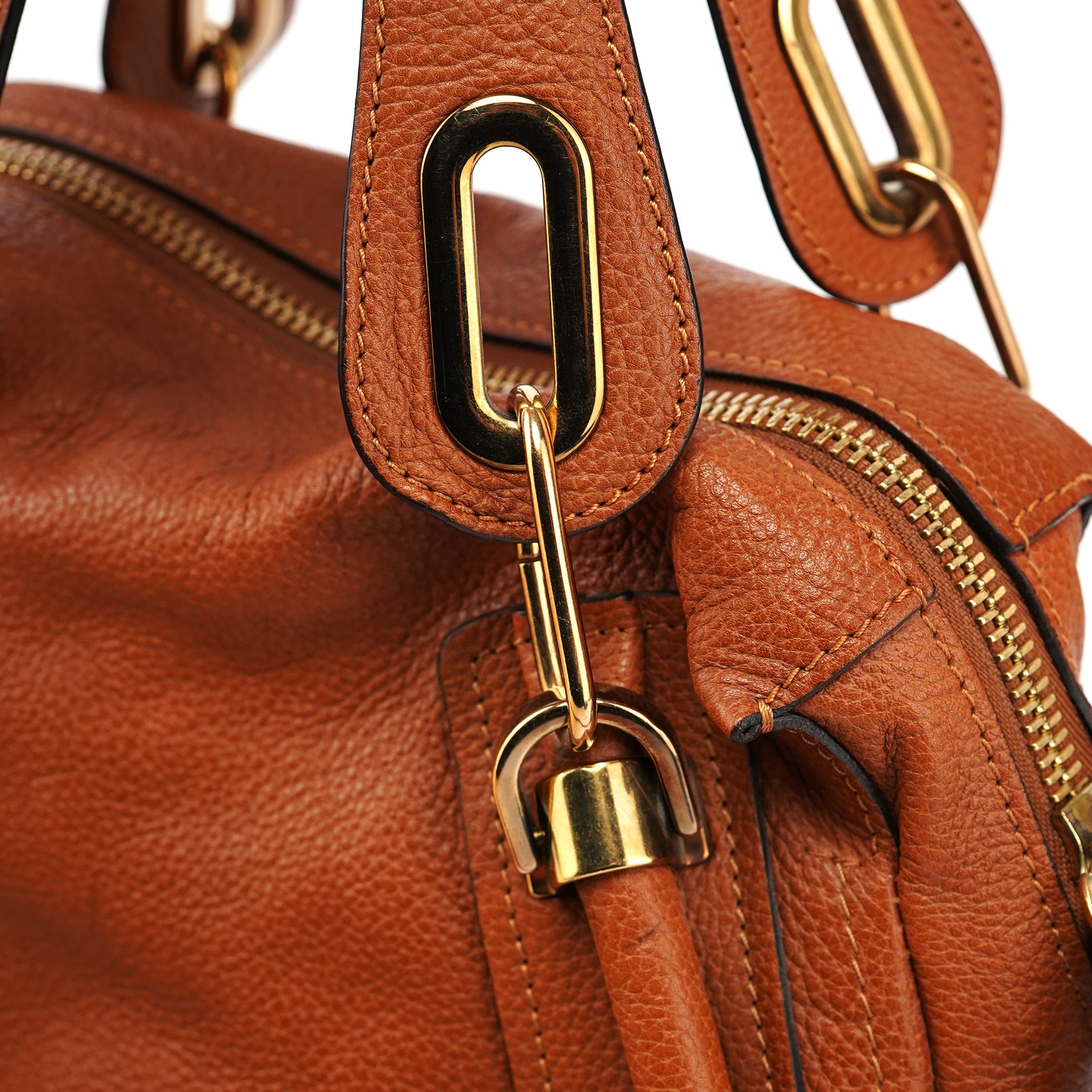 Light Brown Leather Paraty 2-Way Shoulder Bag