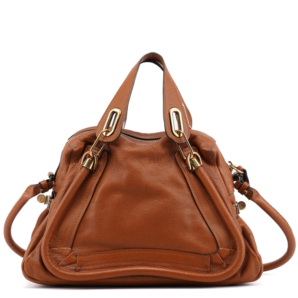 Light Brown Leather Paraty 2-Way Shoulder Bag