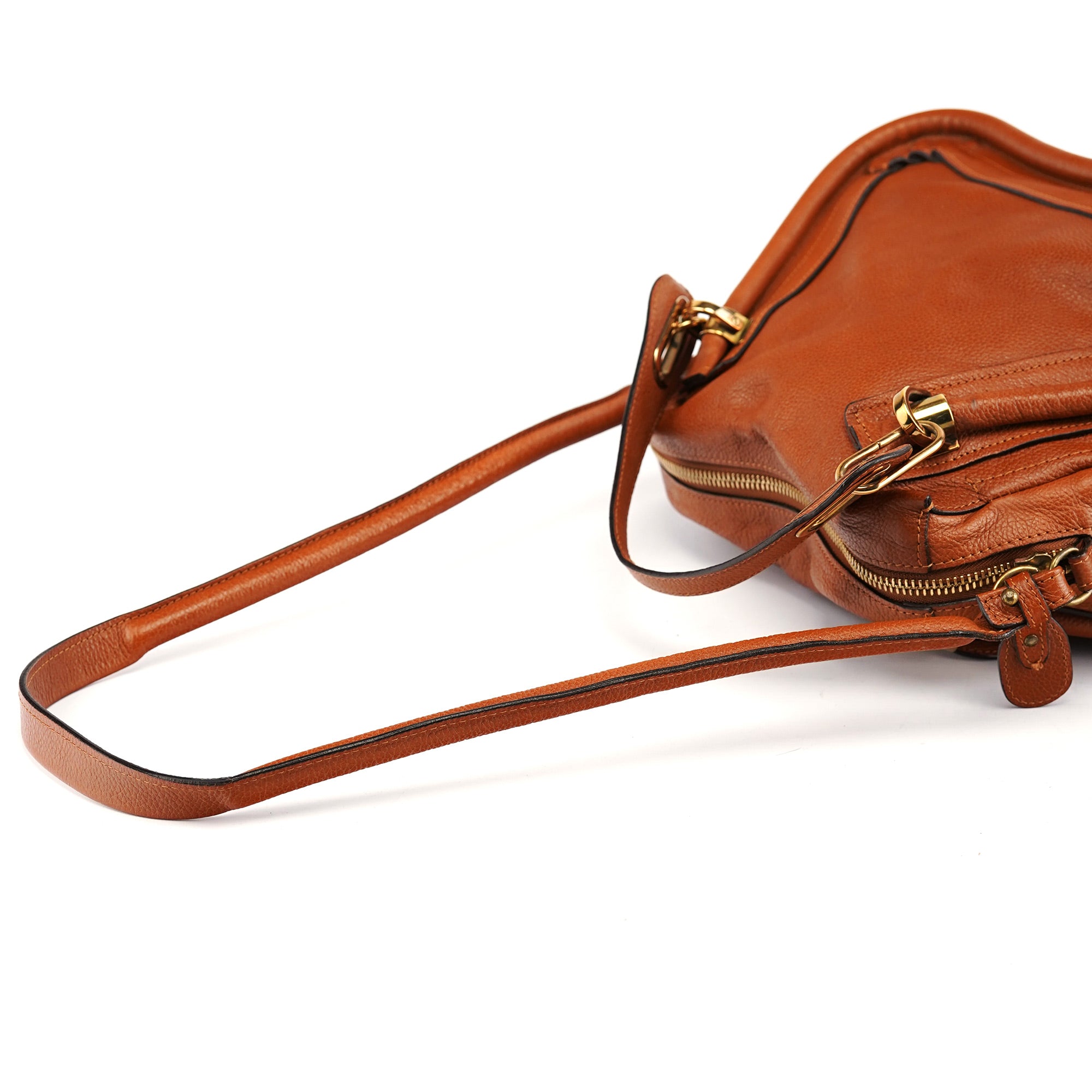Light Brown Leather Paraty 2-Way Shoulder Bag