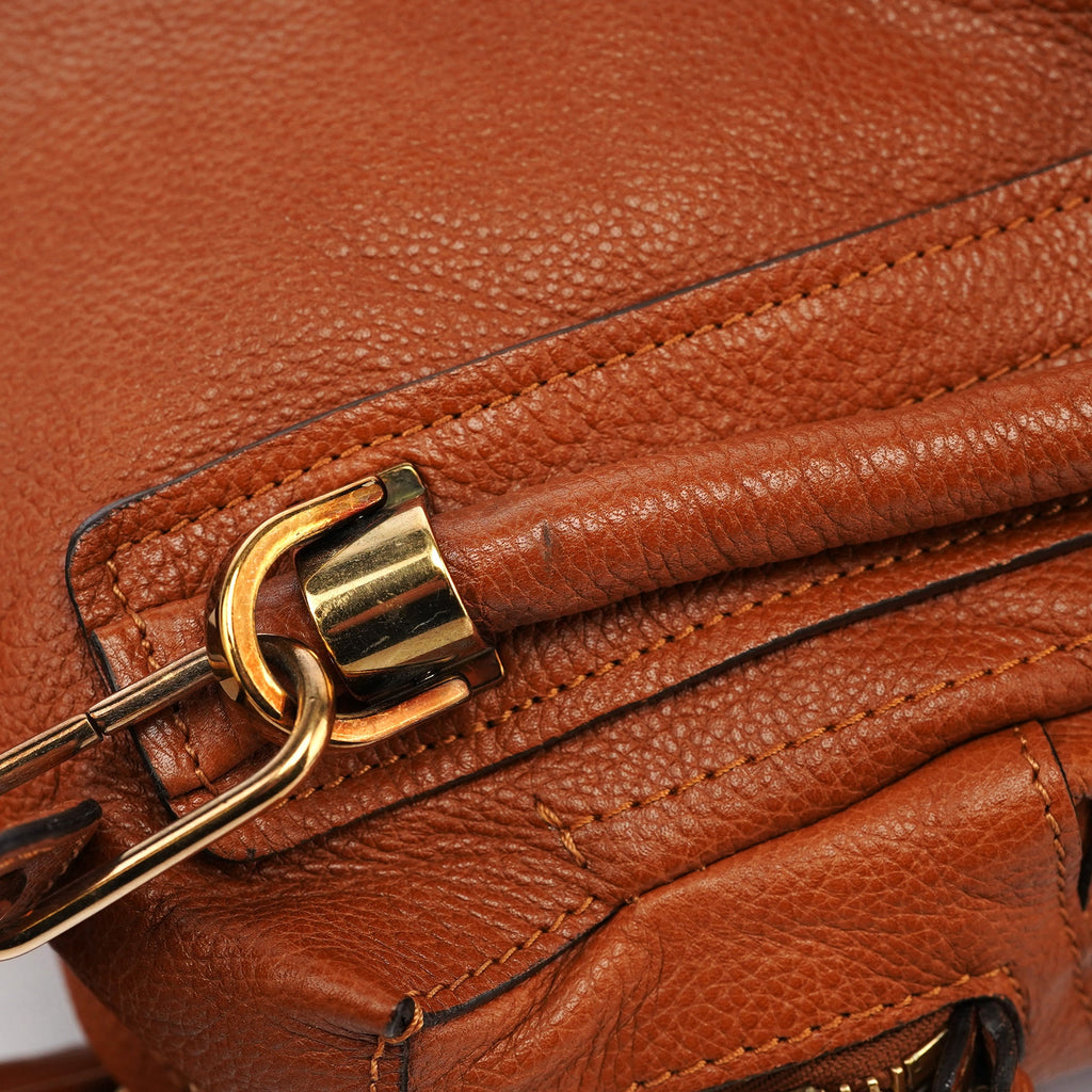 Light Brown Leather Paraty 2-Way Shoulder Bag