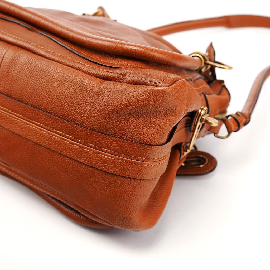 Light Brown Leather Paraty 2-Way Shoulder Bag