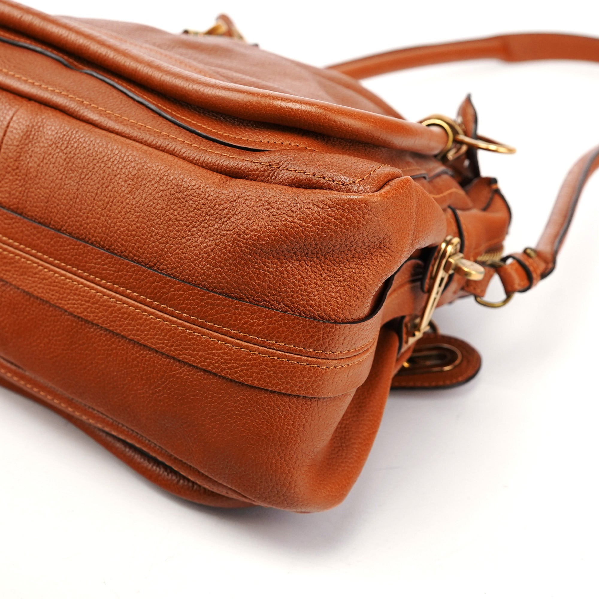 Light Brown Leather Paraty 2-Way Shoulder Bag