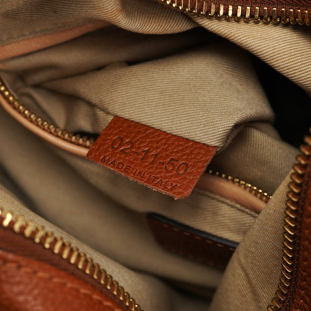 Light Brown Leather Paraty 2-Way Shoulder Bag