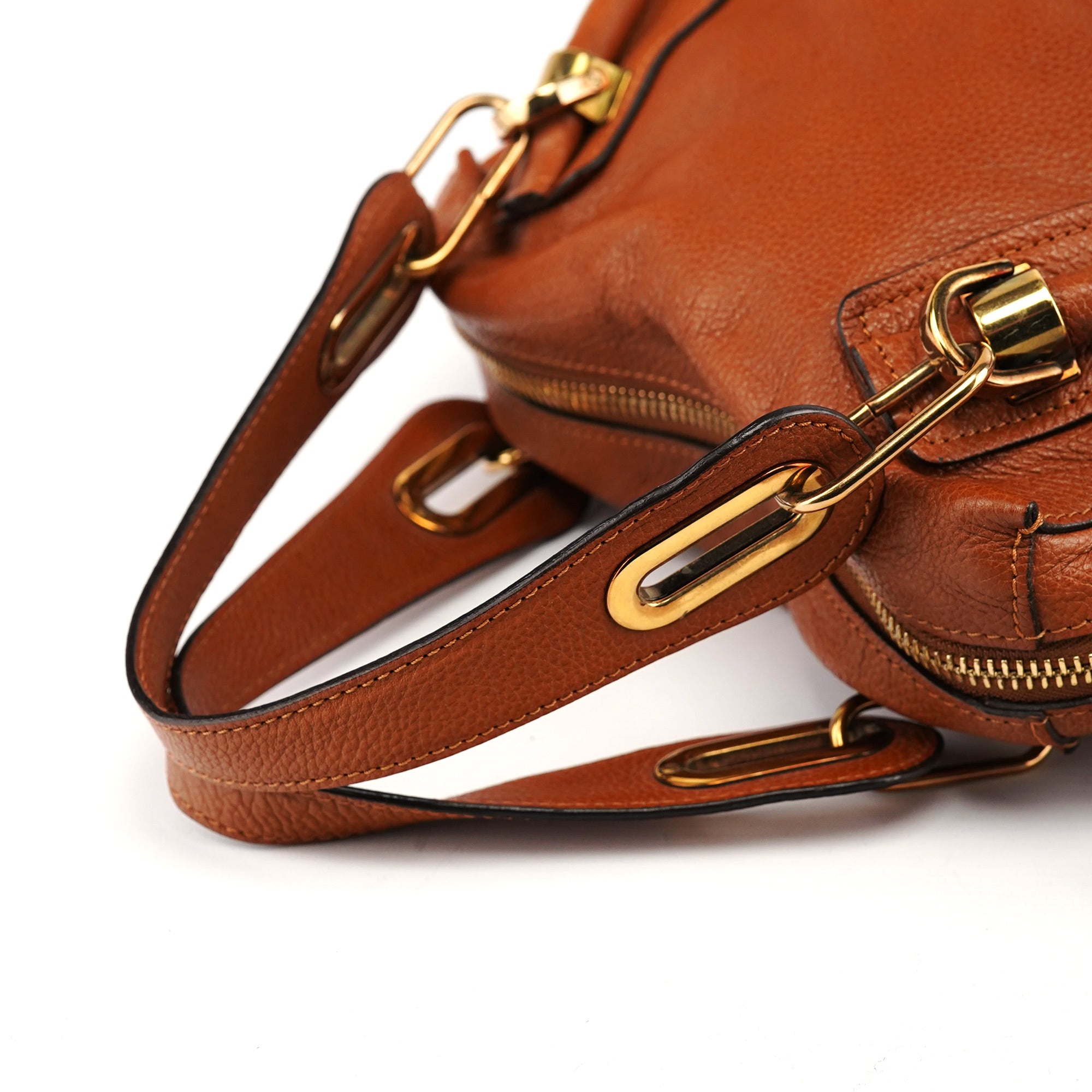 Light Brown Leather Paraty 2-Way Shoulder Bag