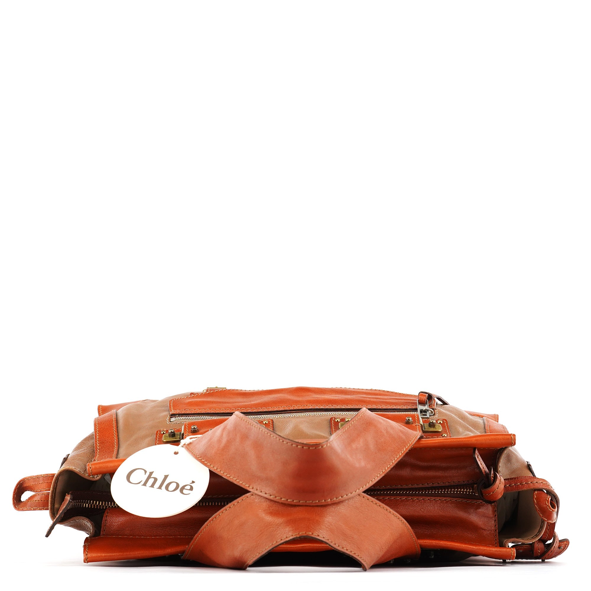 Light Brown Leather Tracy Tote Bag