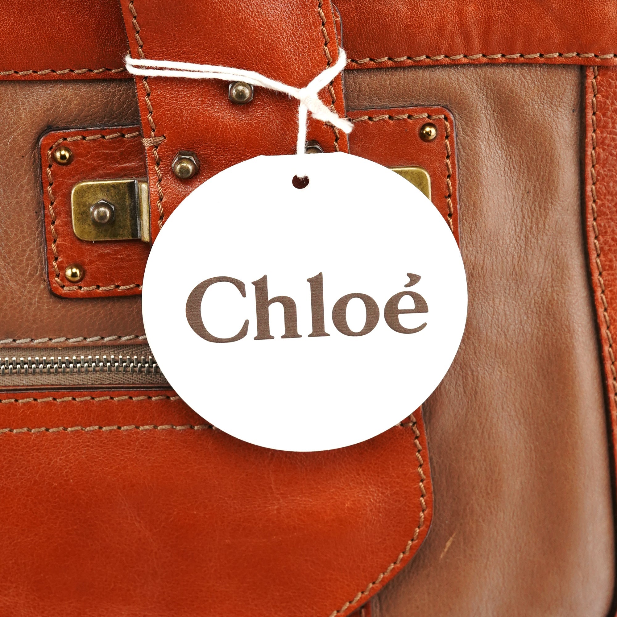 Light Brown Leather Tracy Tote Bag